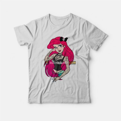 Punk Ariel The Little Mermaid T-Shirt