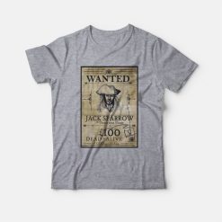 Wanted Jack Sparrow The Notorious Pirate T-Shirt