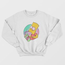 Bart Simpson Drinking Squishee Sweatshirt
