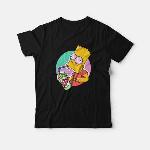 Bart Simpson Drinking Squishee T-Shirt