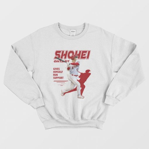 Los Angeles Angels Shohei Ohtani Gives Himself Run Support Sweatshirt