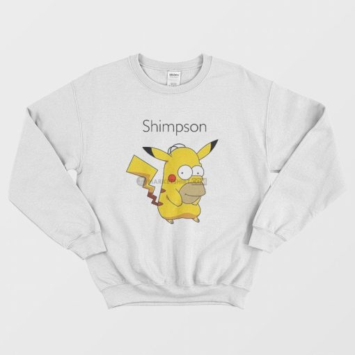 The Simpsons Homer Pikachu Sweatshirt