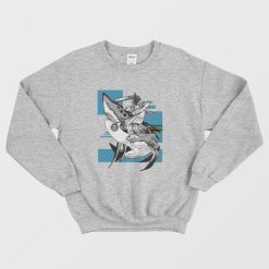 Chainsaw Man Riding Shark Sweatshirt