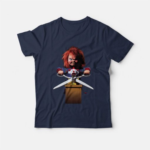 Child's Play 2 Chucky With Scissors T-Shirt