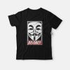 Disobey V For Vendetta T-Shirt