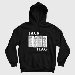 Jack Flag Jack Daniel's Tennessee Whiskey Black Flag Parody Hoodie