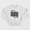 Jack Flag Jack Daniel's Tennessee Whiskey Black Flag Parody Sweatshirt