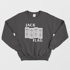 Jack Flag Jack Daniel's Tennessee Whiskey Black Flag Parody Sweatshirt