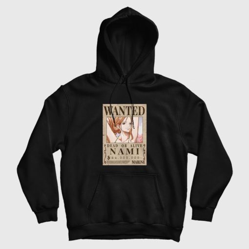 Nami Wanted Poster One Piece Hoodie