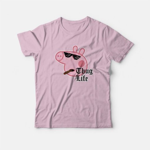 Peppa Pig Thug Life Parody T-Shirt