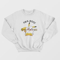 Pikachu Pika Boo Pokemon Sweatshirt