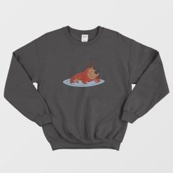 Scrappy Doo Dressed As A Lobster Sweatshirt