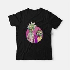 Zombie Rick and Morty Halloween T-Shirt