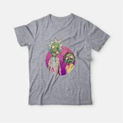 Zombie Rick and Morty Halloween T-Shirt