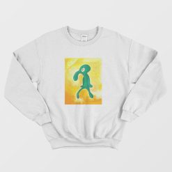 Bold and Brash Painting Squidward Sweatshirt