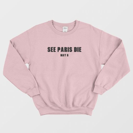 See Paris Die House Of Wax Sweatshirt