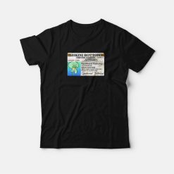 Squidward Bikini Bottom Driver License T-Shirt