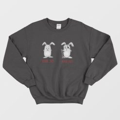 Rabbits Before 2023 After 2023 Funny Sweatshirt