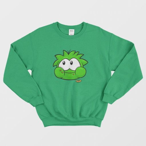 Green Puffles Club Penguin Sweatshirt