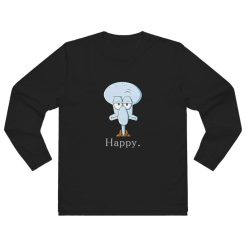 Happy Face Squidward Long Sleeve Shirt