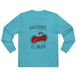 Rick and Morty Mr Meeseeks Existence Is Pain Long Sleeve Shirt