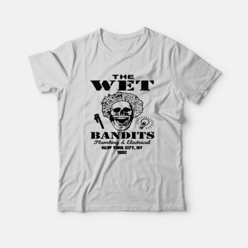 The Wet Bandits Plumbing and Electrical Funny Christmas T-Shirt