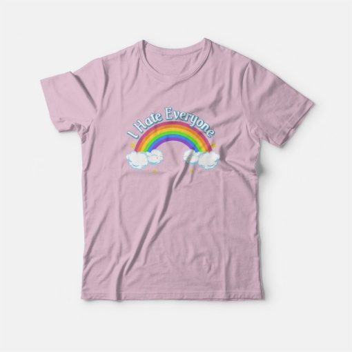 Care Bears Rainbow I Hate Everyone T-Shirt