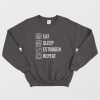 Eat Sleep Estrogen Repeat Sweatshirt