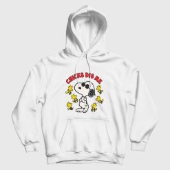 Snoopy Peanuts Chicks Dig Me Hoodie