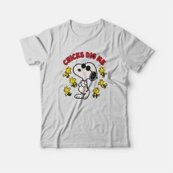 Snoopy Peanuts Chicks Dig Me T-Shirt