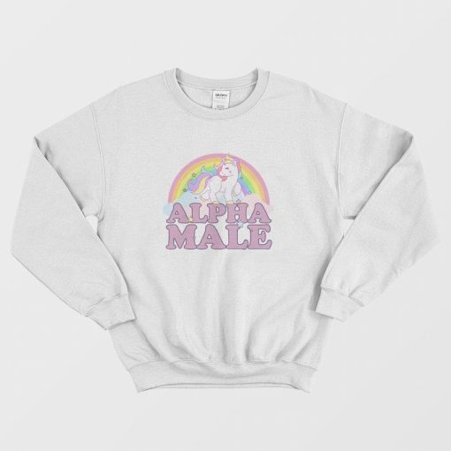 Alpha Male Unicorn Funny Sweatshirt