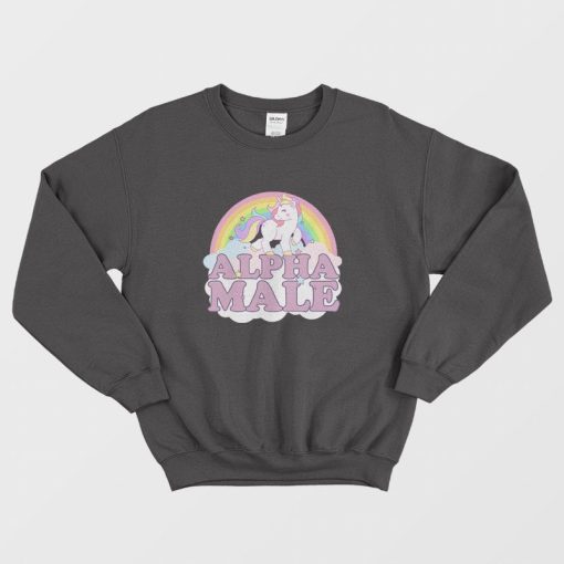 Alpha Male Unicorn Funny Sweatshirt