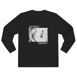 Eat Your Protein Attack On Titan Anime Gym Long Sleeve Shirt