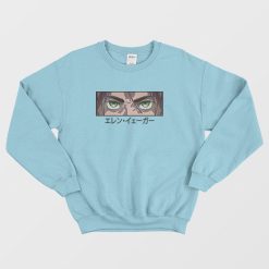 Eren Yeager Eyes Attack On Titan Sweatshirt