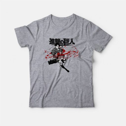 Levi Ackerman Attack On Titan Anime T-Shirt