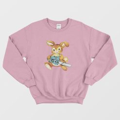 Bunny With A Chainsaw Sweatshirt