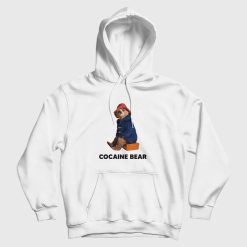 Cocaine Bear Paddington Bear Funny Hoodie