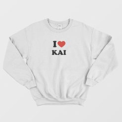 I Love Kai Txt Sweatshirt