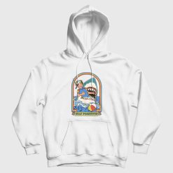 Stay Positive Shark Attack Hoodie