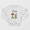 Bigfoot and His Wife Bigmouth Sweatshirt