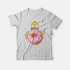 The Simpsons Homer Can't Talk Eating T-Shirt
