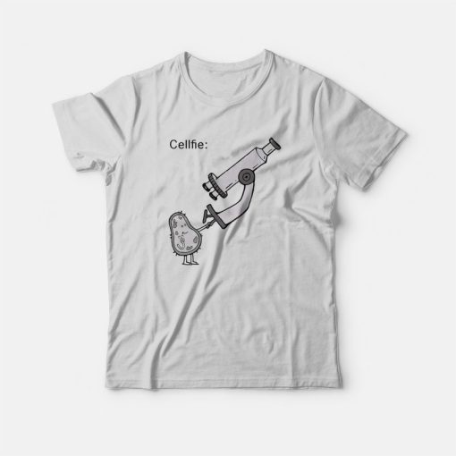 Cellfie Funny Science Biology T-Shirt
