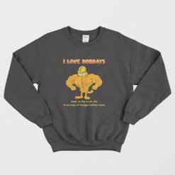 Garfield I Love Mondays Back On The Work Site For Servings Of Lasagna Sweatshirt