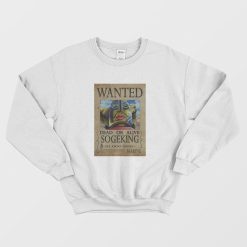 One Piece Sogeking Wanted Poster Sweatshirt