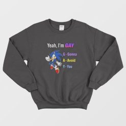 Sonic Yeah I'm Gay Gonna Avoid You Sweatshirt