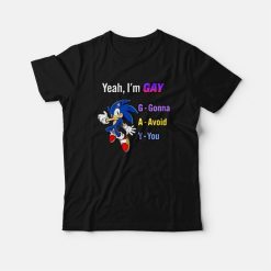 Sonic Yeah I'm Gay Gonna Avoid You T-Shirt