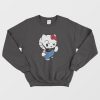 Hello Kitty Gangster Raised Eyebrow Sweatshirt