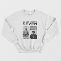 Jungkook BTS Seven Single Kpop Sweatshirt