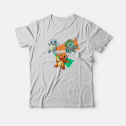 Pokemon Charmander Bulbasaur Squirtle T-Shirt