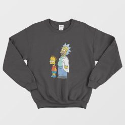 Rick and Morty Simpsons Style Sweatshirt